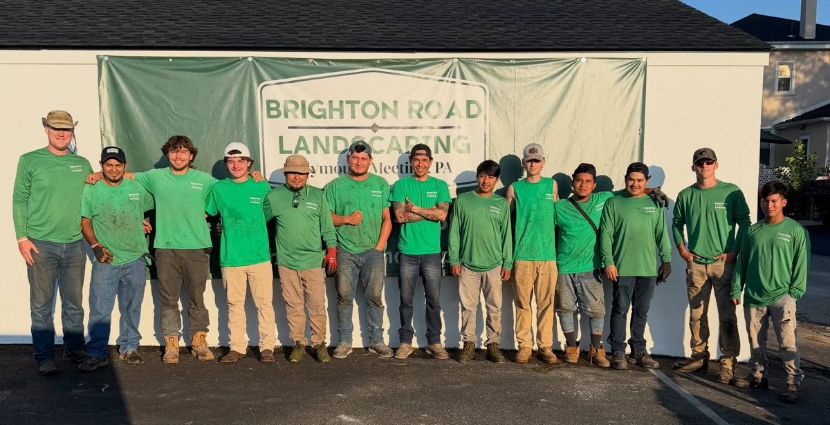 The Brighton Road Landscaping crew in Plymouth Meeting, Pennsylvania, a Surge Media client